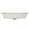 Novatto Shallow Rectangular Undermount White Porcelain Sink with Oil Rubbed Bronze Drain NP-U193911ORB - alternate 5